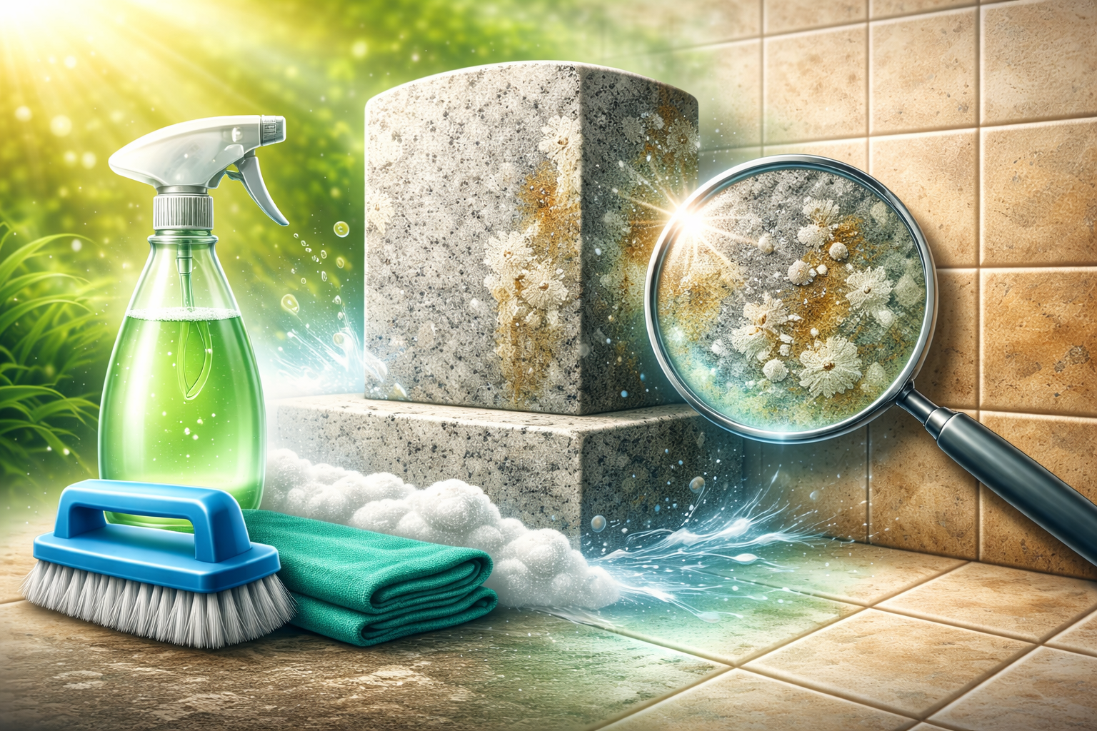 墓石やタイルはなぜ洗浄が難しいのか？